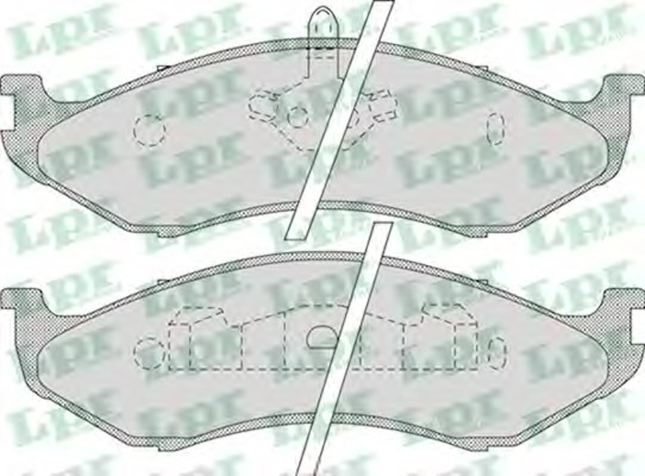 Колодки тормозные дисковые LPR 05P896