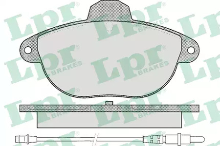 Тормозные колодки LPR 05P345