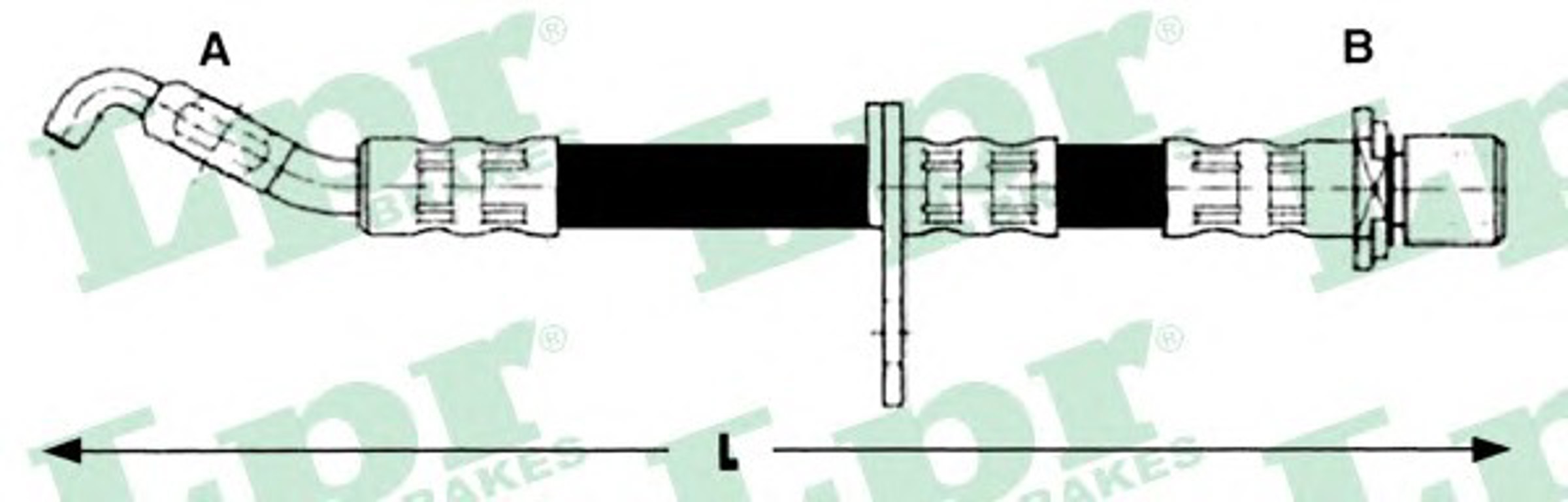 Шланг тормозной LPR 6T47438