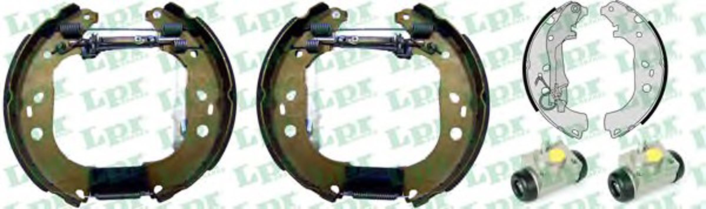 Комплект тормозных колодок LPR OEK543