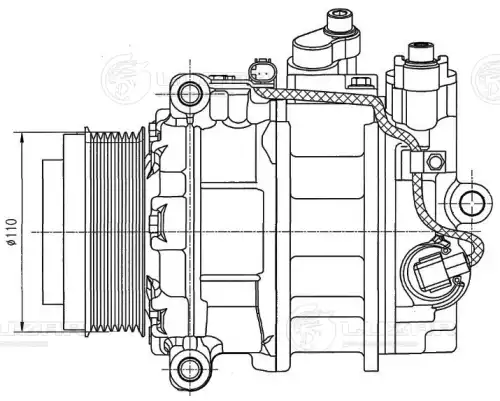 Lcac 1553 компрессор кондиционера