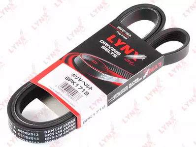 Поликлиновой ремень LYNXAUTO 6PK1718