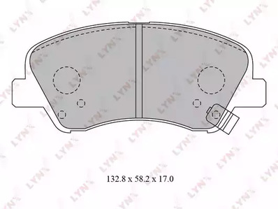 Комплект дисков. тормоз. колодок LYNXAUTO BD-3619