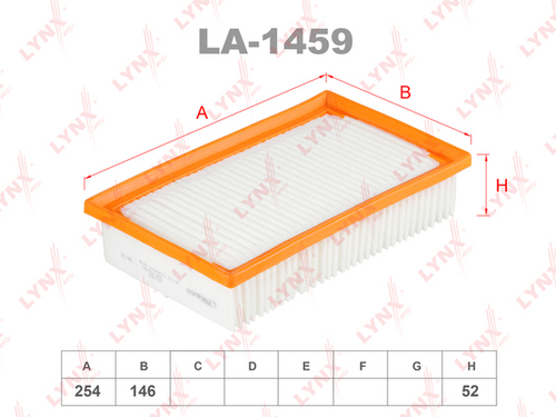 Воздушный фильтр LYNXAUTO LA-1459