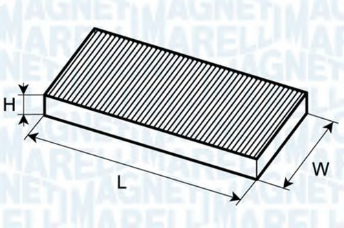 Салонный фильтр MAGNETI MARELLI 3502 03064 020