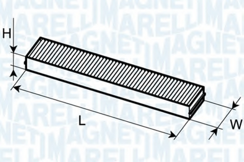 Салонный фильтр MAGNETI MARELLI 350203061130