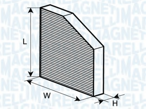 Салонный фильтр MAGNETI MARELLI 350203062200