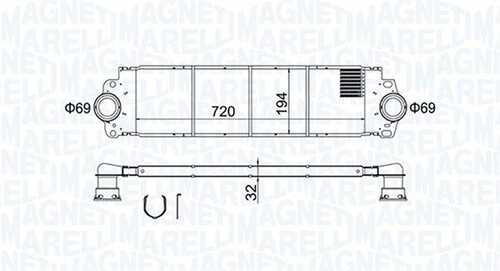 Интеркулер MAGNETI MARELLI 351319204200