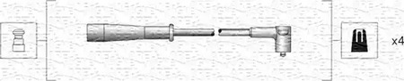 Комплект проводов зажигания MAGNETI MARELLI 941318111130