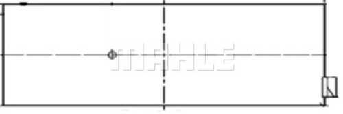 Вкладыш (шатунный) (+025) 001 pl 10266 050 (mahle) MAHLE/KNECHT 001 PL 10266 050
