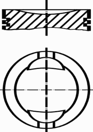 Поршень двс MAHLE/KNECHT 009 36 01