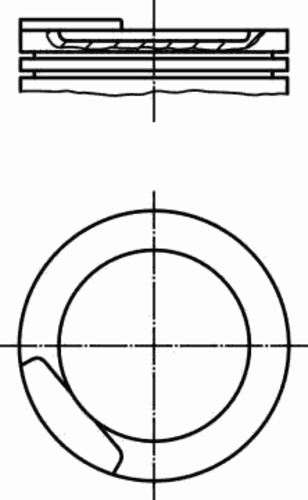 Поршень двс MAHLE/KNECHT 011 08 11