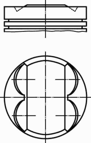Поршень двс MAHLE/KNECHT 012 06 01