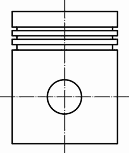 Поршень двс MAHLE/KNECHT 0121203