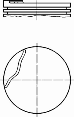 Поршень двс MAHLE/KNECHT 022 02 00