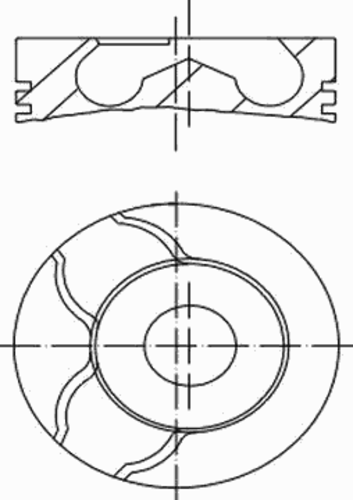 Поршень двс MAHLE/KNECHT 022 09 00