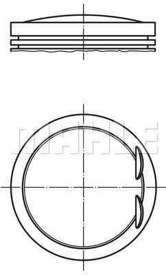 Поршнекомплект MAHLE/KNECHT 028PI00128001