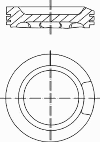 Поршень двс MAHLE/KNECHT 0330401