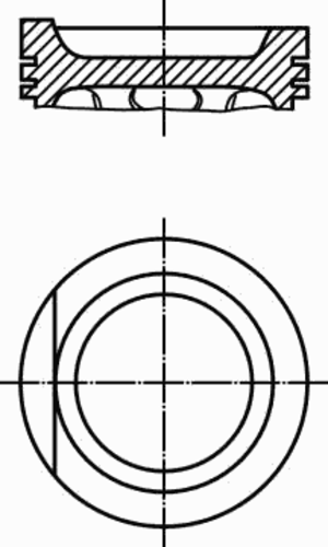 Поршень двс MAHLE/KNECHT 034 78 03