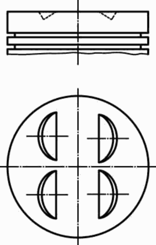 Поршень двс MAHLE/KNECHT 0831301