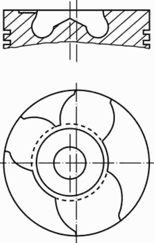 Поршень двс MAHLE/KNECHT 1511200