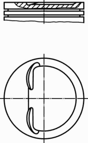 Поршень двс MAHLE/KNECHT 4481103