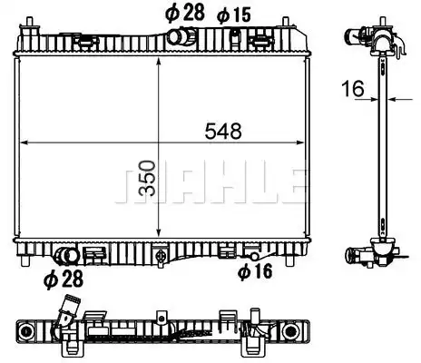 Радиатор MAHLE/KNECHT CR1896000S