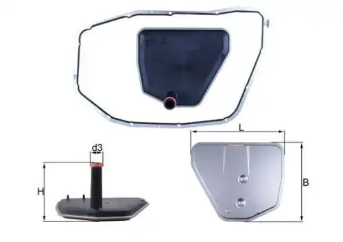 Масляный фильтр knecht MAHLE/KNECHT HX235D1
