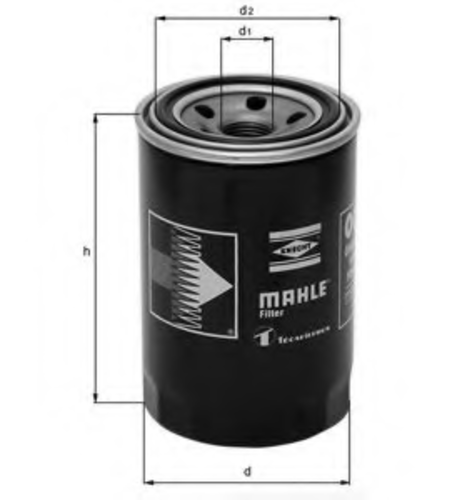 Фильтр масляный MAHLE/KNECHT OC534