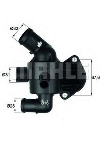Термостат audi a3 03- a3 sportback 04- a3 кабрио MAHLE/KNECHT TI1587