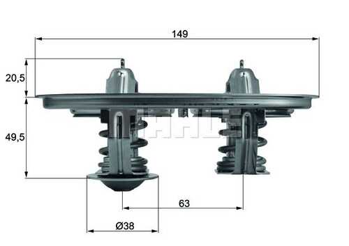 Термостат MAHLE/KNECHT TX 105