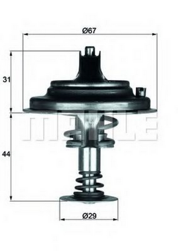 Термостат MAHLE/KNECHT TX 26 80D1
