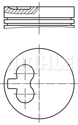 Поршень двс MAHLE/KNECHT 0295502