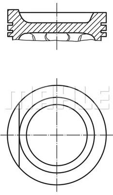 Поршень MAHLE/KNECHT 0349901