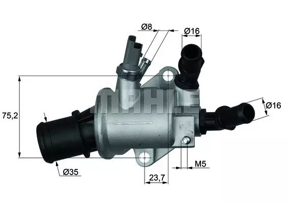 Термостат охлаждающей жидкости MAHLE/KNECHT TI14388