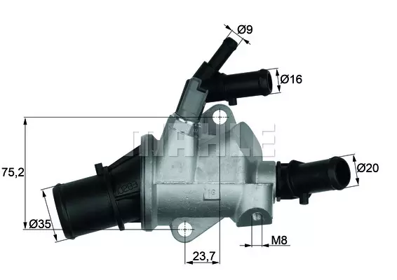 Термостат охлаждающей жидкости MAHLE/KNECHT TI14888