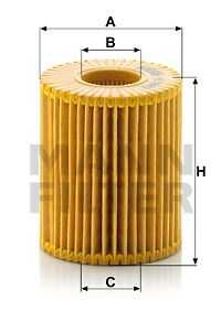 Масляный фильтр MANN-FILTER HU7009Z