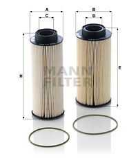 Фильтр топливный MANN-FILTER PU 10 003-2 X