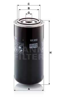Топливный фильтр mann MANN-FILTER WK 9056