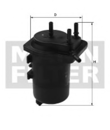 Топливный фильтр mann MANN-FILTER WK 939/5