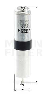 Топливный фильтр MANN-FILTER WK5010Z