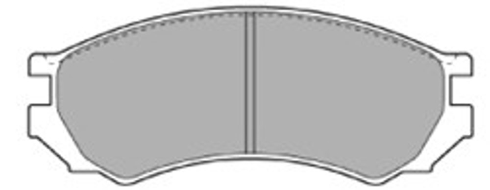 Колодки тормозные дисковые MAPCO 6345