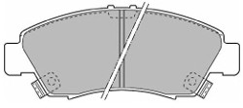 Колодки тормозные дисковые MAPCO 6408