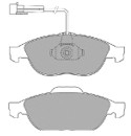 Колодки тормозные дисковые MAPCO 6470