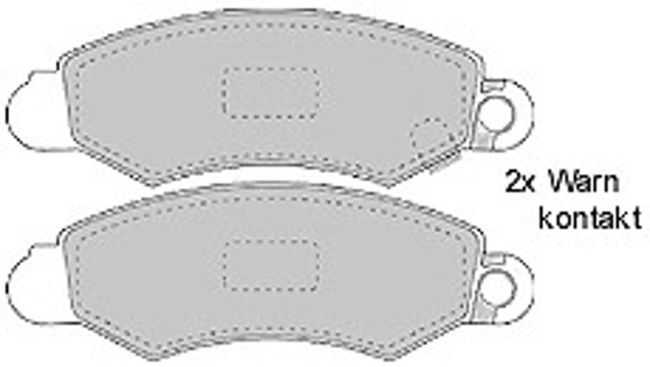 Колодки тормозные дисковые MAPCO 6573