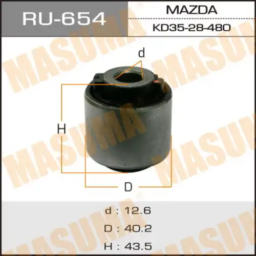 Ru-654 сайлентблок задней тяги