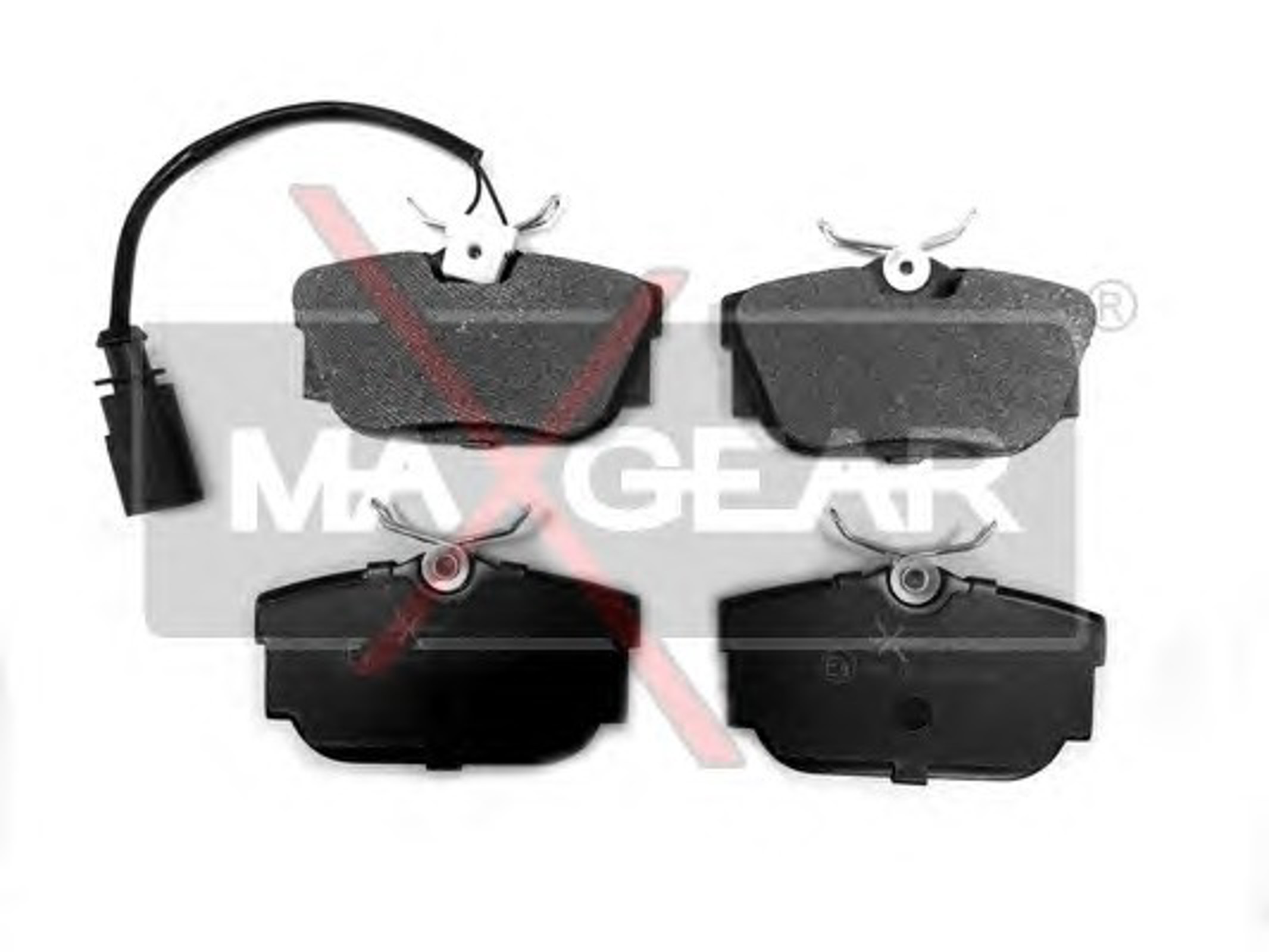Комплект тормозных колодок дисковый тормоз MAXGEAR 19-0444