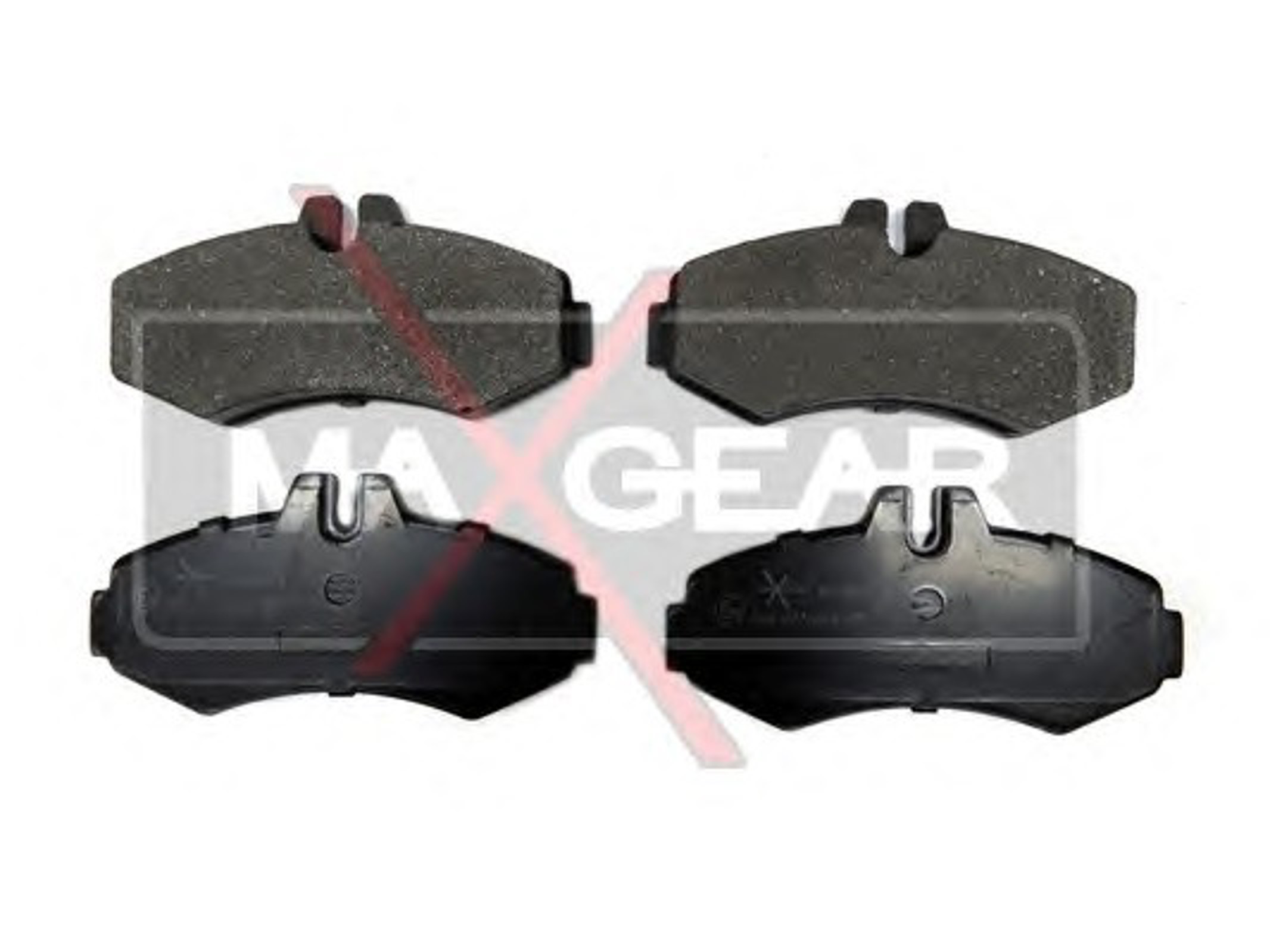 Комплект тормозных колодок дисковый тормоз MAXGEAR 19-0571