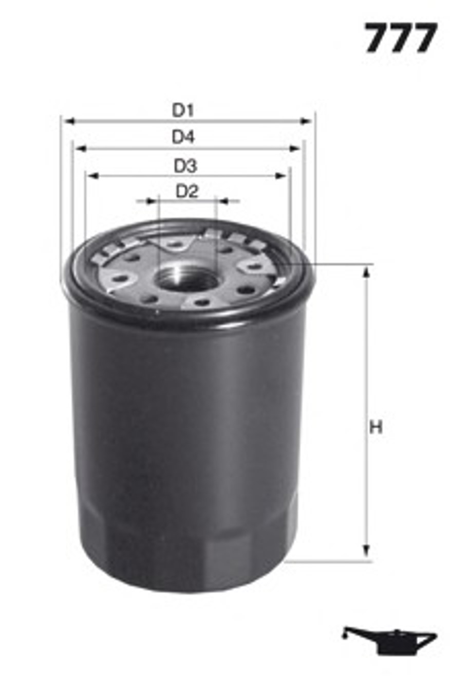 Фильтр масляный MECAFILTER ELH4226