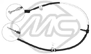 Трос ручника 166 all sx-lh METALCAUCHO 80484